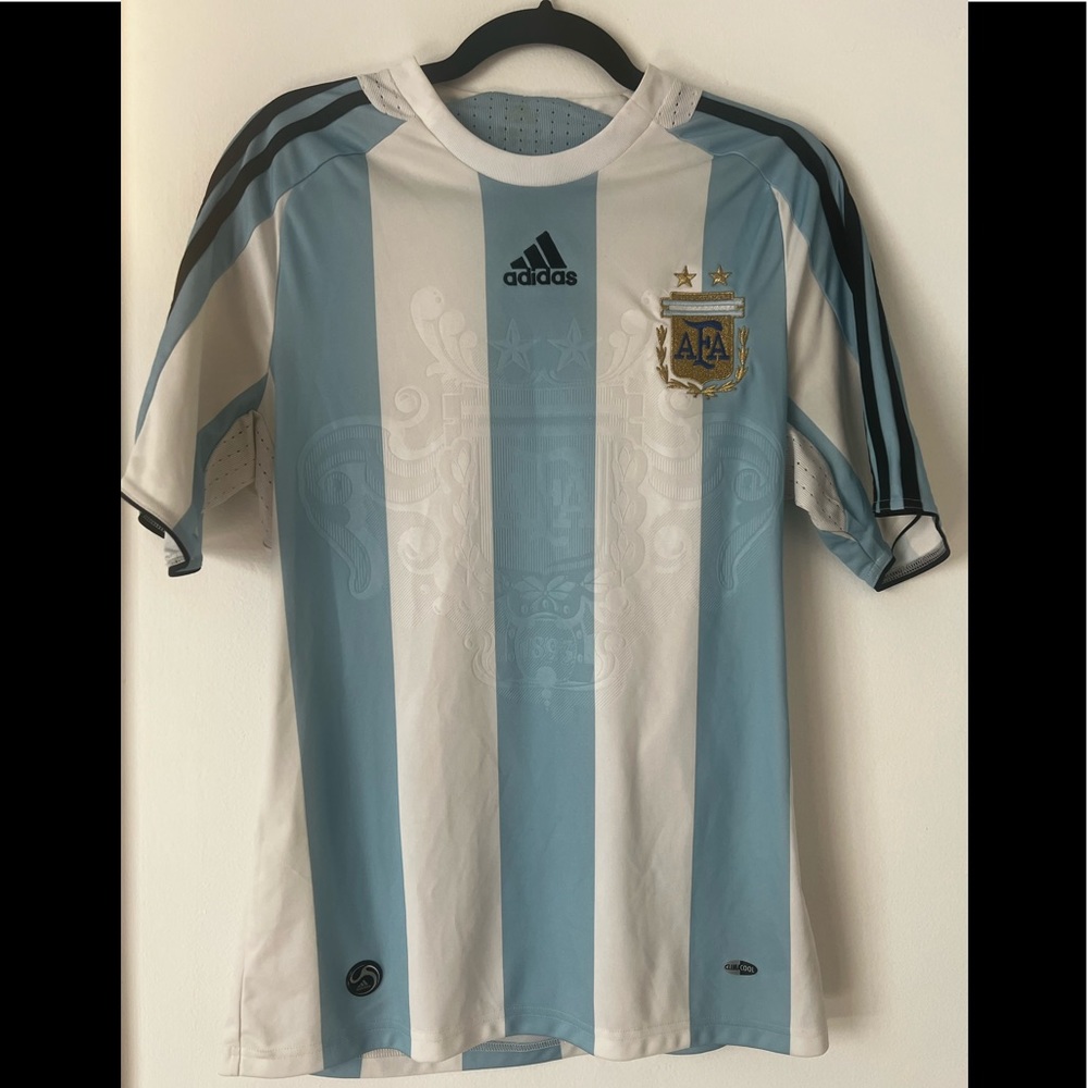 ADIDAS CLIMA 365 CLIMACOOL  AFA ARGENTINA NATIONAL TEAM SOCCER JERSEY